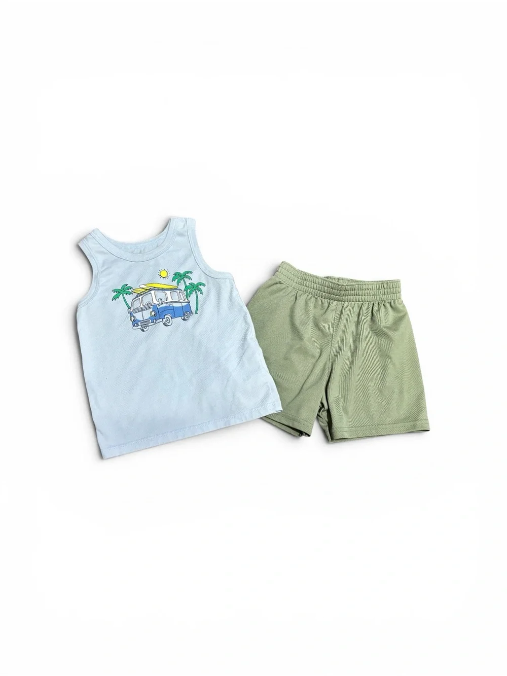 🎉 (18m) Garanimals Summer Surf Van 2-Piece Tank & Shorts Set
